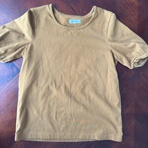 MADEWELL Tan Shirt SIZE XXS